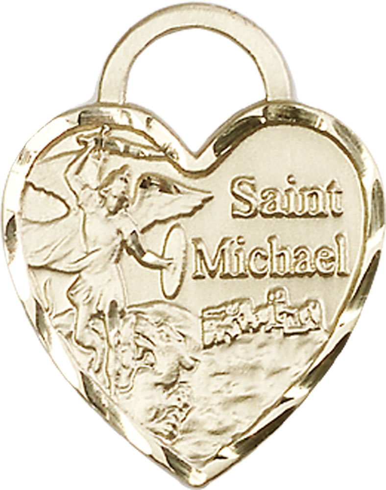 14kt Gold Filled Saint Michael the Archangel Medal