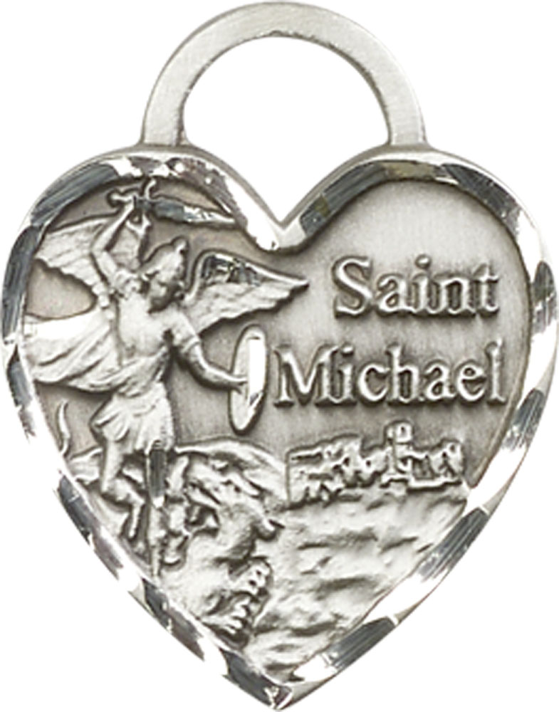 Sterling Silver Saint Michael the Archangel Medal