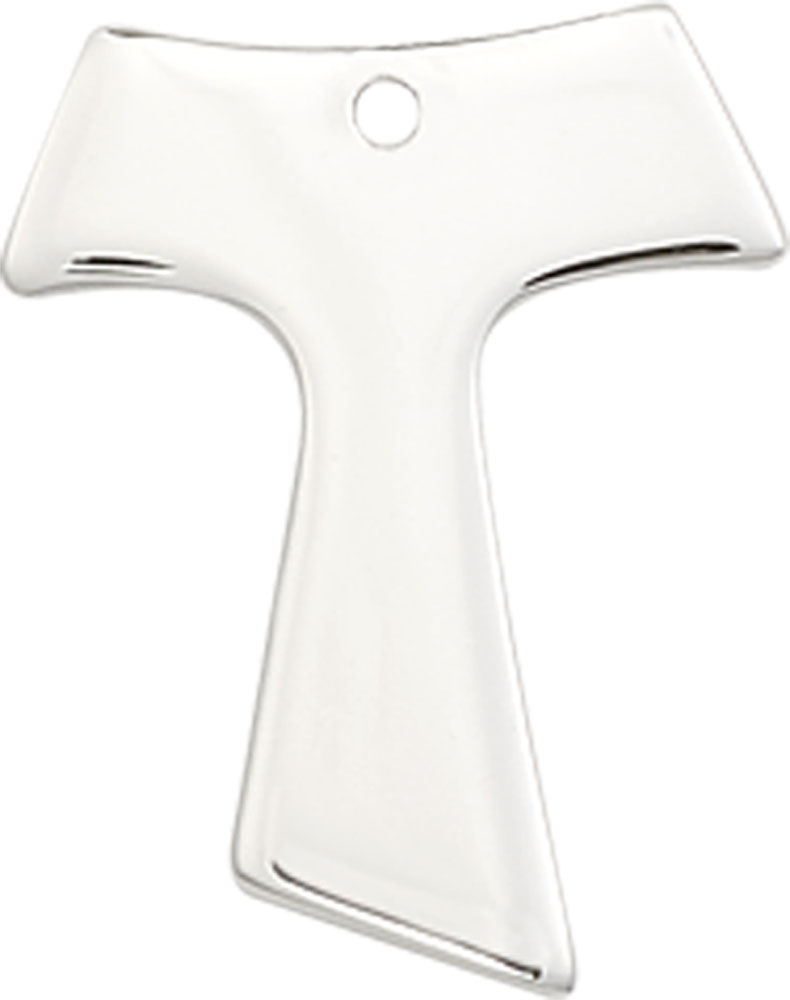 Sterling Silver Tau Cross Medal