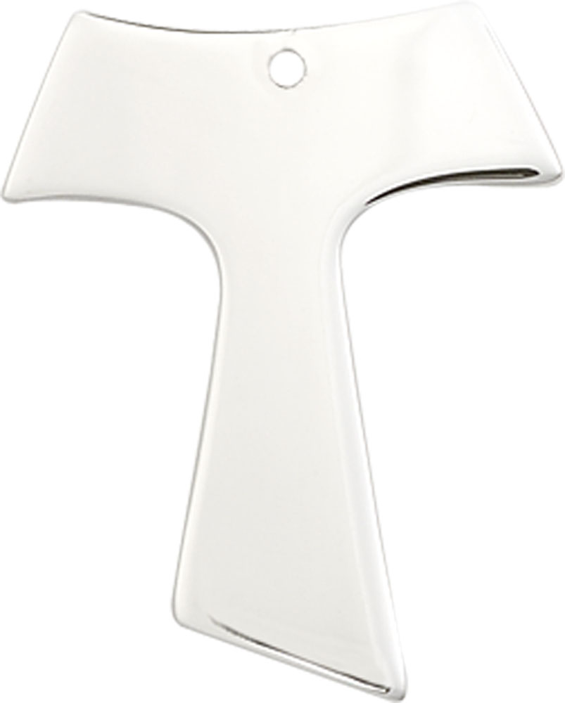 Sterling Silver Tau Cross Medal