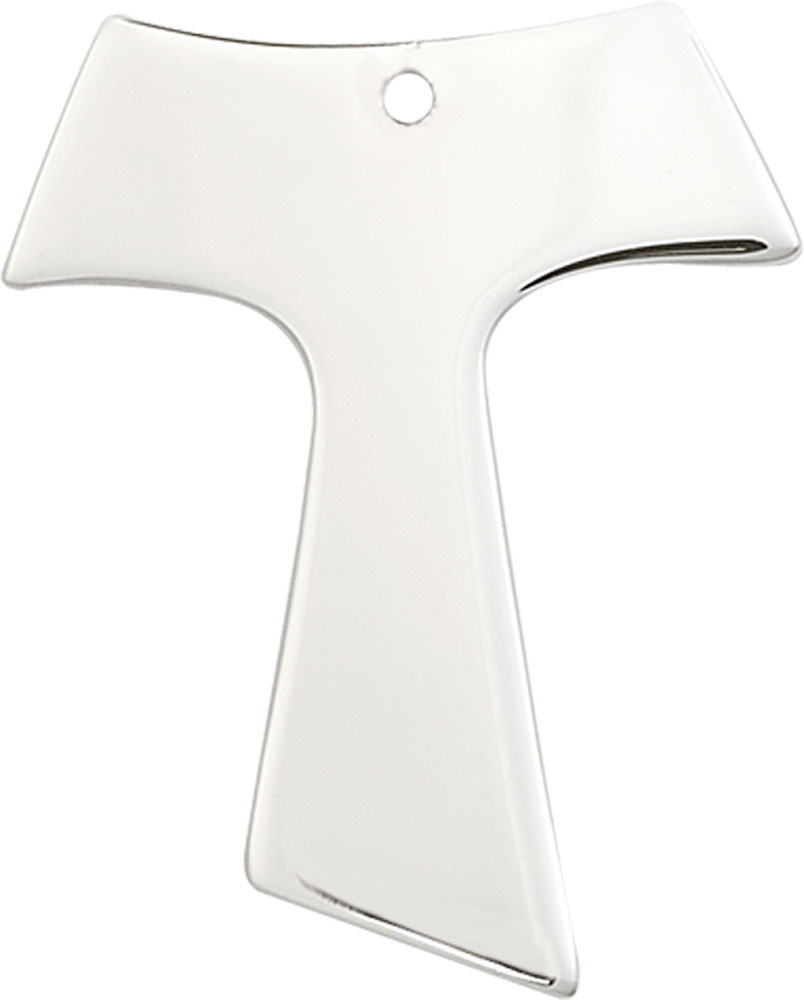 Sterling Silver Tau Cross Medal