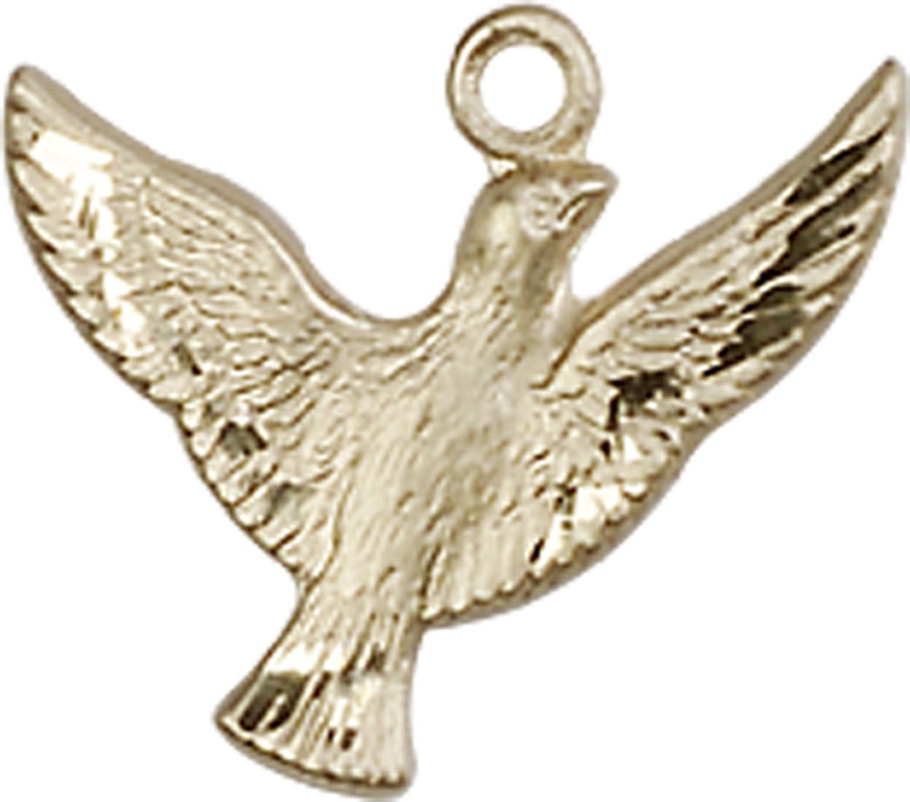 14kt Gold Filled Holy Spirit Medal