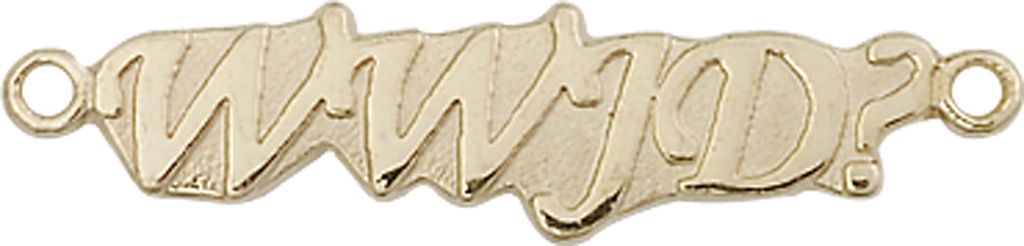 14kt Gold Filled WWJD Medal