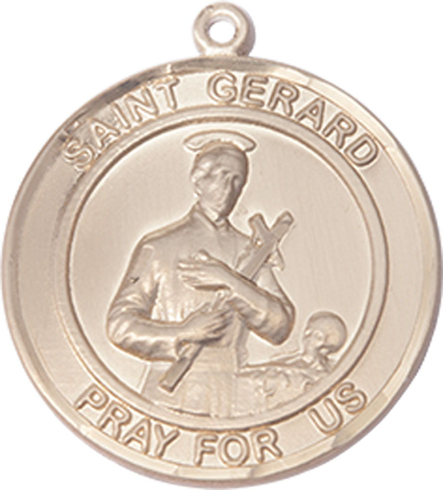 14kt Gold Filled Saint Gerard Medal