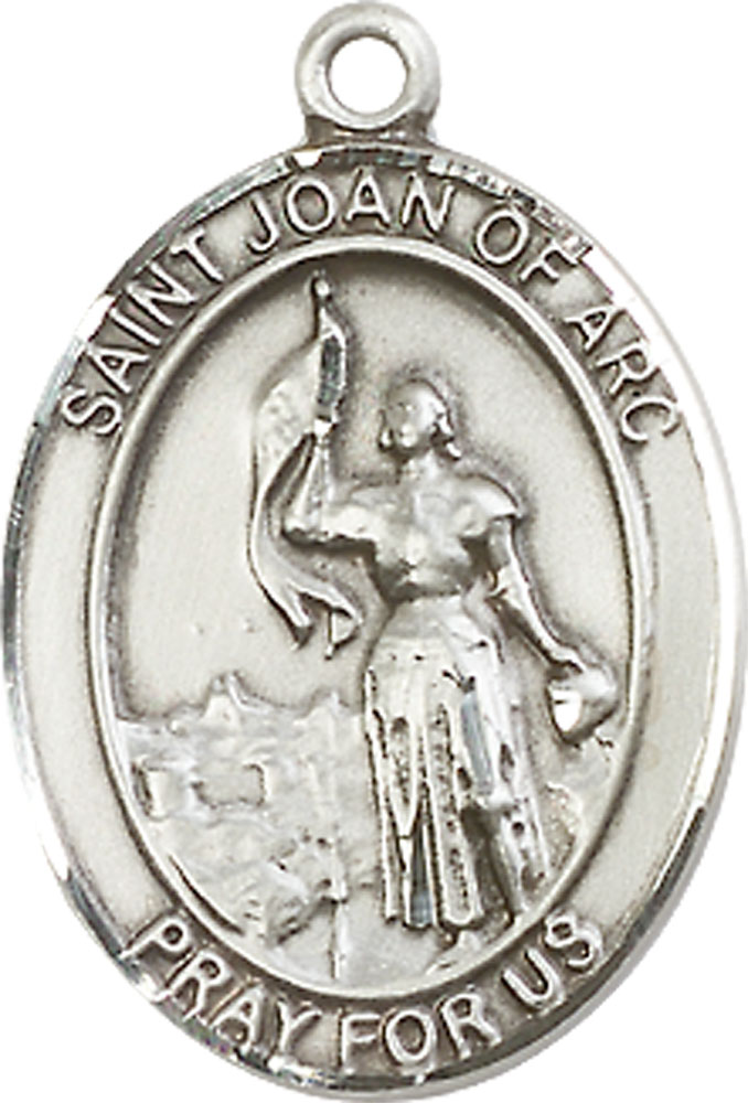 Sterling Silver Saint Joan of Arc Medal
