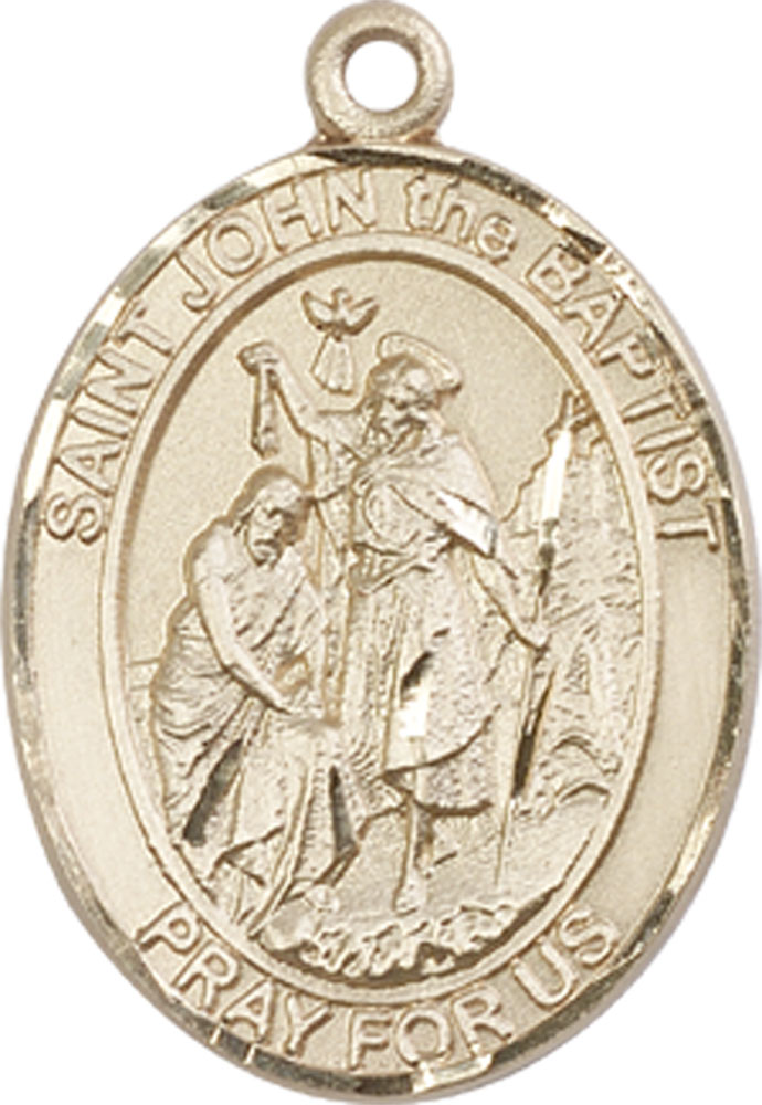 14kt Gold Filled Saint John the Baptist Medal