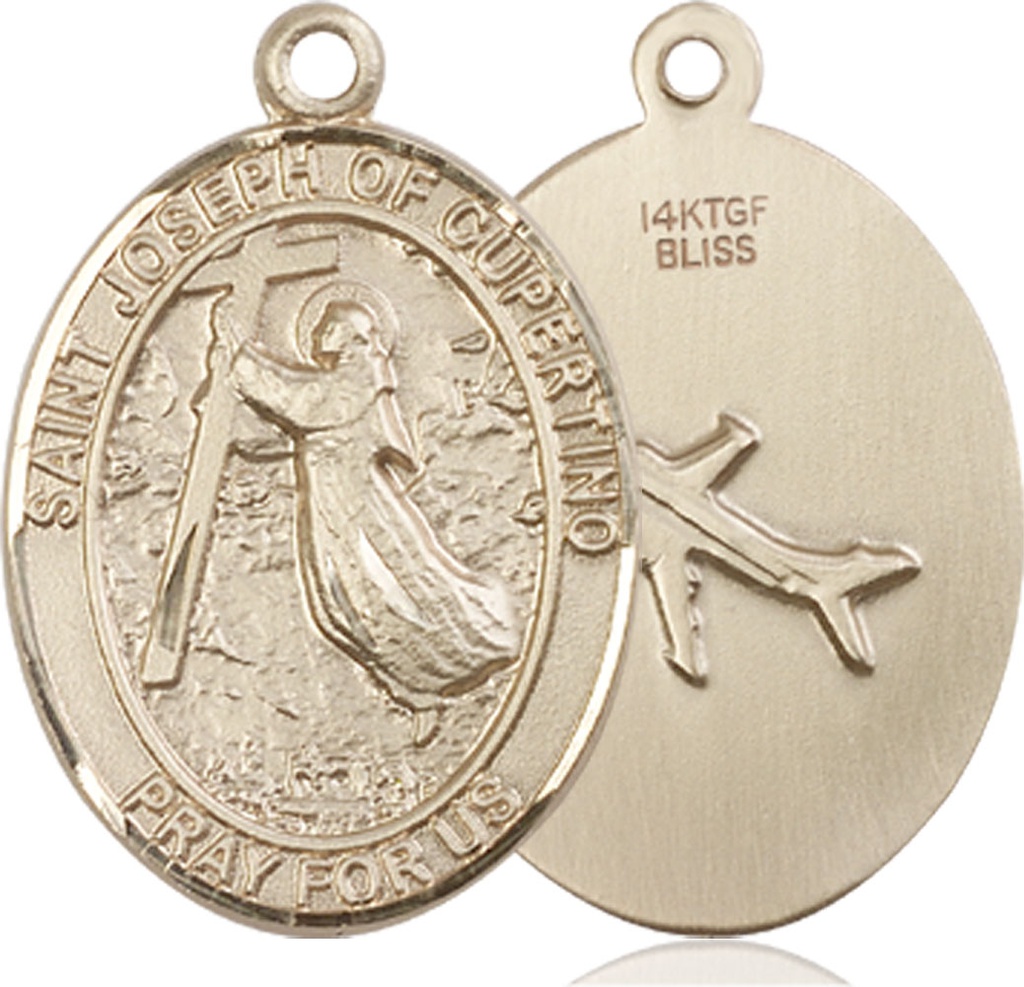 14kt Gold Filled Saint Joseph of Cupertino Medal