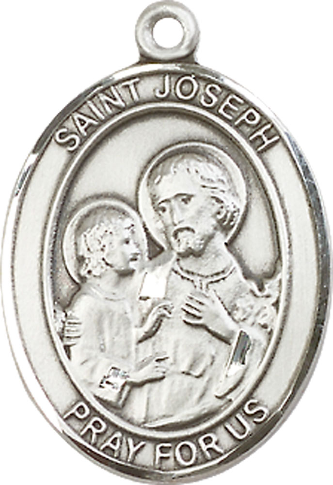 Sterling Silver Saint Joseph Medal