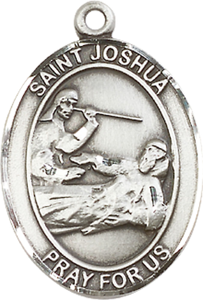 Sterling Silver Saint Joshua Medal