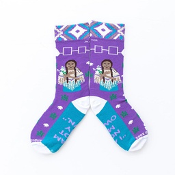 [SR0437] St. Kateri Tekakwitha Adult Socks
