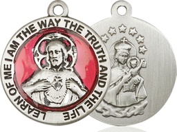 [4058ESS] Sterling Silver Scapular Medal