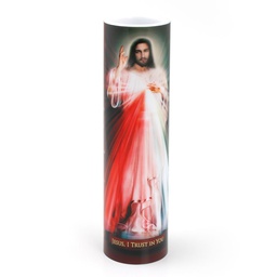 [C-8001] LED Candle Divine Mercy