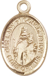 [9292GF] 14kt Gold Filled Our Lady of Consolation Medal