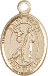 [9310GF] 14kt Gold Filled Saint Roch Medal