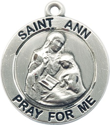 [4088SS] Sterling Silver Saint Ann Medal