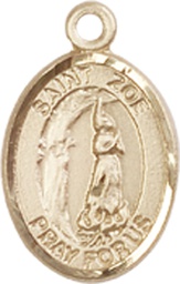 [9314GF] 14kt Gold Filled Saint Zoe of Rome Medal