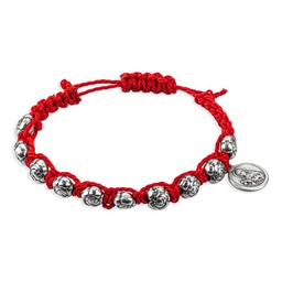 [HI-9617RSS] Blessed Beads Cord Bracelet Flowers From Heaven