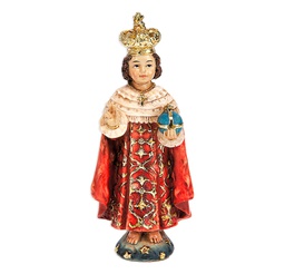 [HI-1735-107] 4" Cold Cast Resin Hand Painted Statue of Infant of Praque 