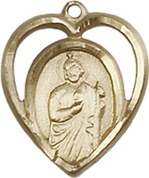 [4128GF] 14kt Gold Filled Saint Jude Medal