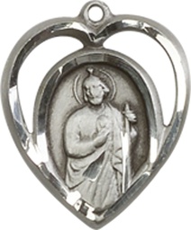 [4128SS] Sterling Silver Saint Jude Medal