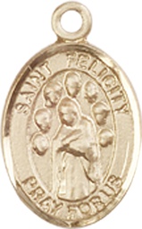 [9341GF] 14kt Gold Filled Saint Felicity Medal