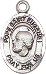 [9352SS] Sterling Silver Pope St Eugene I Medal