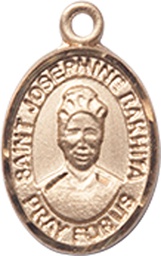[9360GF] 14kt Gold Filled Saint Josephine Bakhita Medal