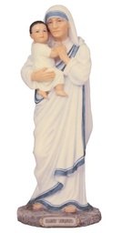 [SR-77143-C] St. Teresa of Calcutta, hand-painted color, 8&quot;