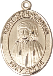 [7409KT] 14kt Gold Blessed Jeannie Jugan Medal