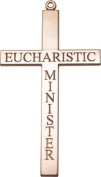 [5955KT] 14kt Gold Eucharistic Minister Cross Medal
