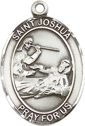 [8059SS] Sterling Silver Saint Joshua Medal