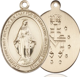 [8078GF] 14kt Gold Filled Miraculous Medal