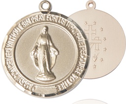 [8078RDGF] 14kt Gold Filled Miraculous Medal