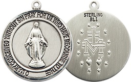 [8078RDSS] Sterling Silver Miraculous Medal