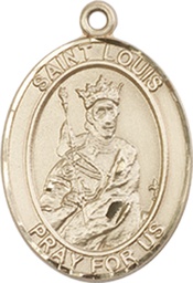 [8081GF] 14kt Gold Filled Saint Louis Medal