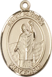 [8084GF] 14kt Gold Filled Saint Patrick Medal