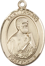 [8107GF] 14kt Gold Filled Saint Thomas the Apostle Medal