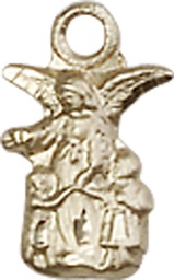 [4254KT] 14kt Gold Littlest Angel Medal