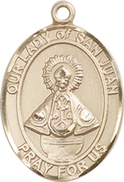 [8263GF] 14kt Gold Filled Our Lady of San Juan Medal