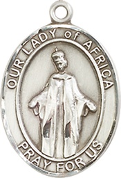 [8269SS] Sterling Silver Our Lady of Africa Medal