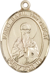 [8275GF] 14kt Gold Filled Saint Basil the Great Medal