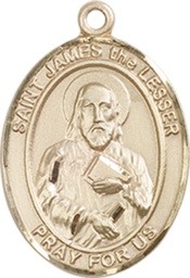 [8277GF] 14kt Gold Filled Saint James the Lesser Medal