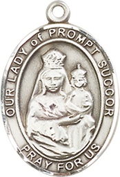 [8299SS] Sterling Silver Our Lady of Prompt Succor Medal