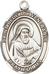 [8302SS] Sterling Silver Saint Bede the Venerable Medal