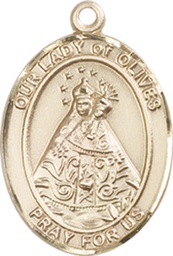[8303GF] 14kt Gold Filled Our Lady of Olives Medal