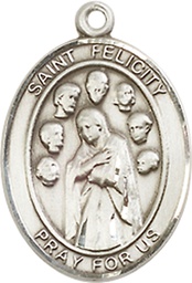 [8341SS] Sterling Silver Saint Felicity Medal