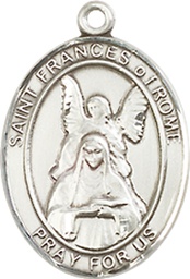 [8365SS] Sterling Silver Saint Frances of Rome Medal