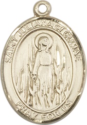 [8372GF] 14kt Gold Filled Saint Juliana Medal