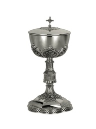 [2381-SSGL] Ciborium 11", All Sterling, Gold Lined