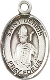 [9025SS] Sterling Silver Saint Dennis Medal